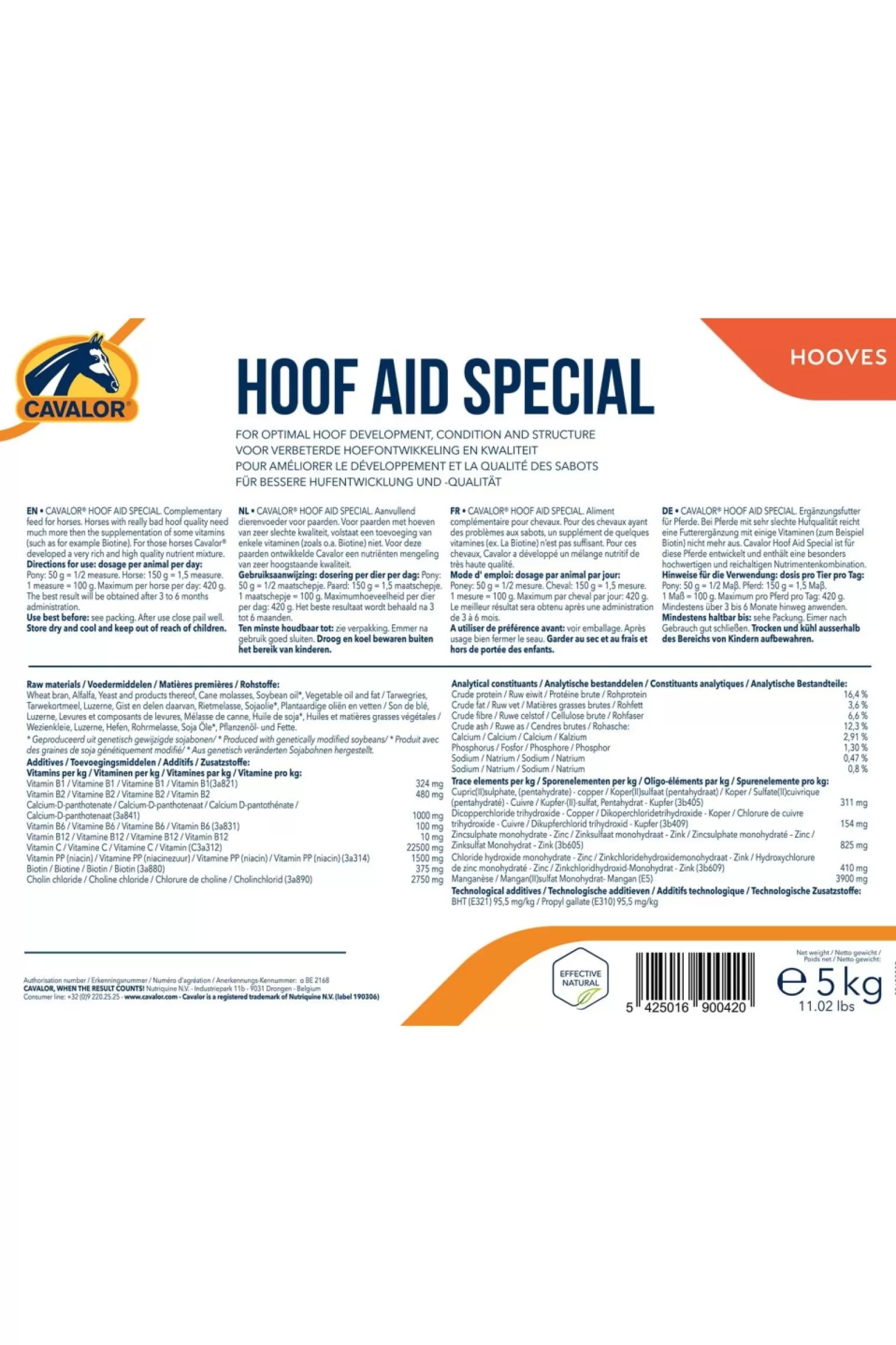 cavalor Hoof Aid Special - 5 Kg