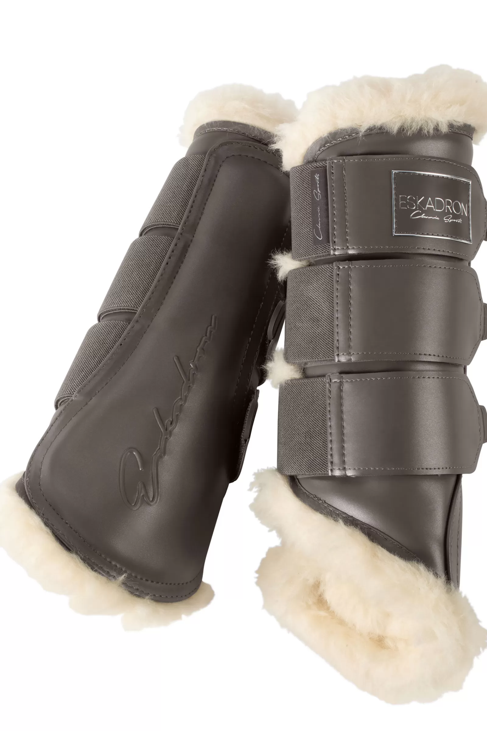 eskadron Classic Sports Ss22 Glamslate Evo-Wool Ochraniacze Na Przody Fossil Brown Flash Sale