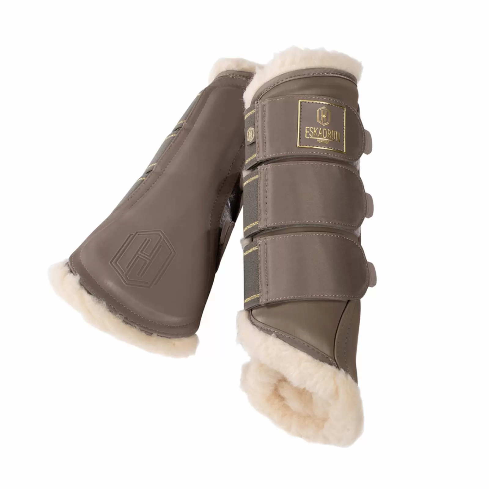 eskadron Heritage Aw21 Ochraniacze Softslate Evo-Wool Plaza Taupe Light Brown Fashion