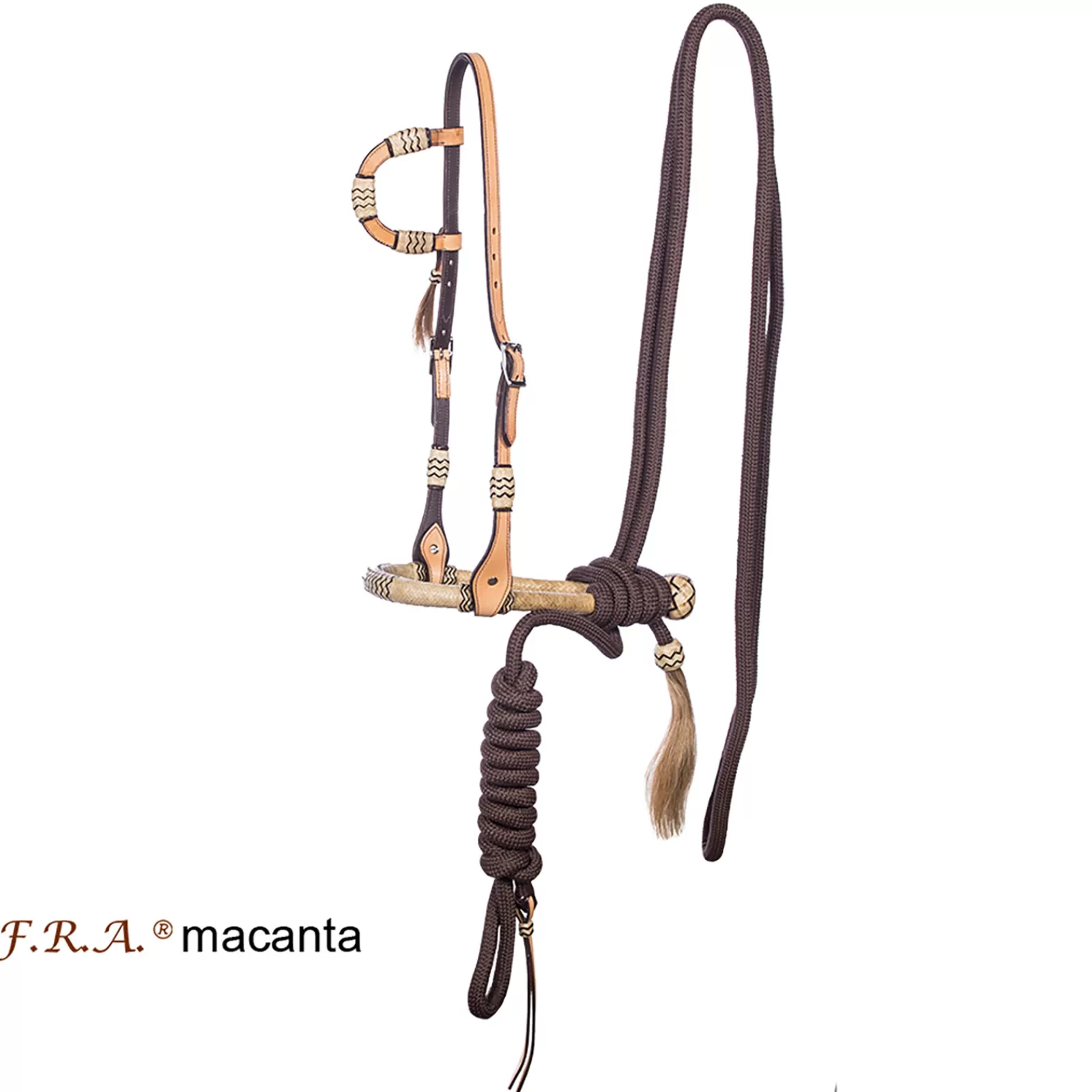 fra Macanta Complete Bosal Ogłowie (System 2) Natural New