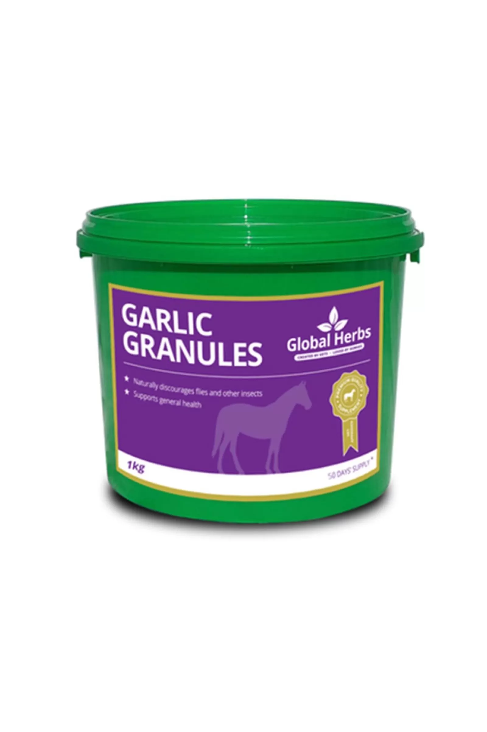 globalherbs Global Herbs Garlic Granules, Preparat Odstraszajacy Owady, 1Kg