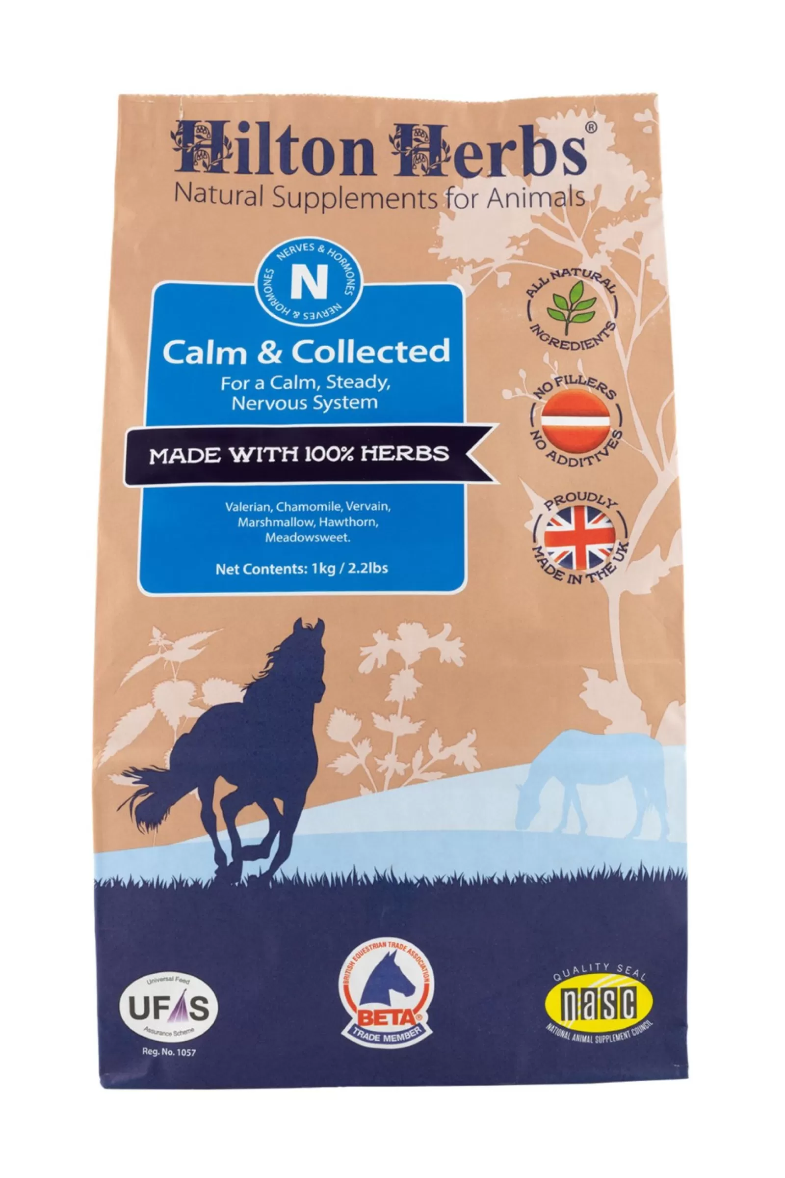 hiltonherbs Hilton Herbs Calm & Collected – Temperamend, 1 Kg