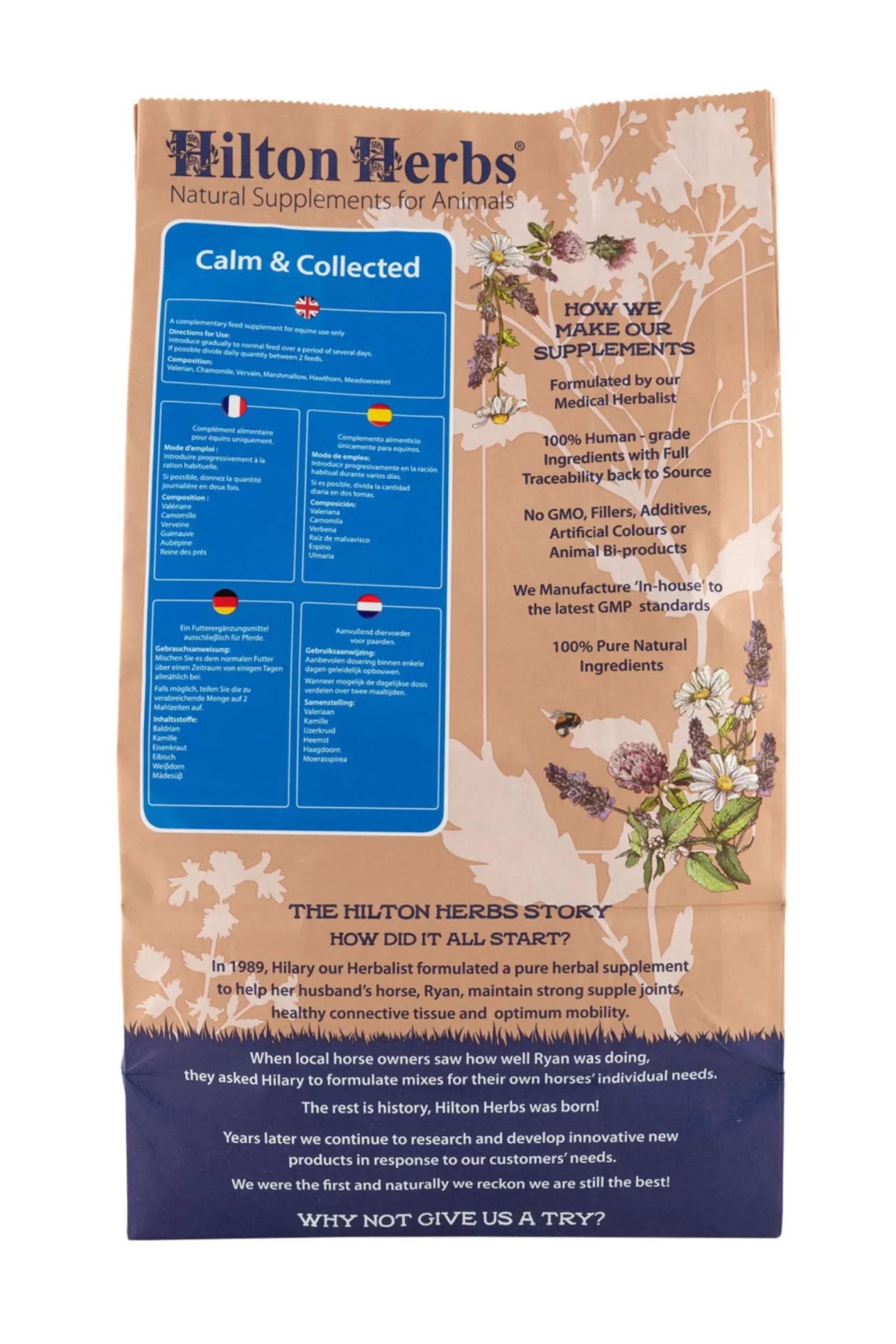 hiltonherbs Hilton Herbs Calm & Collected – Temperamend, 1 Kg