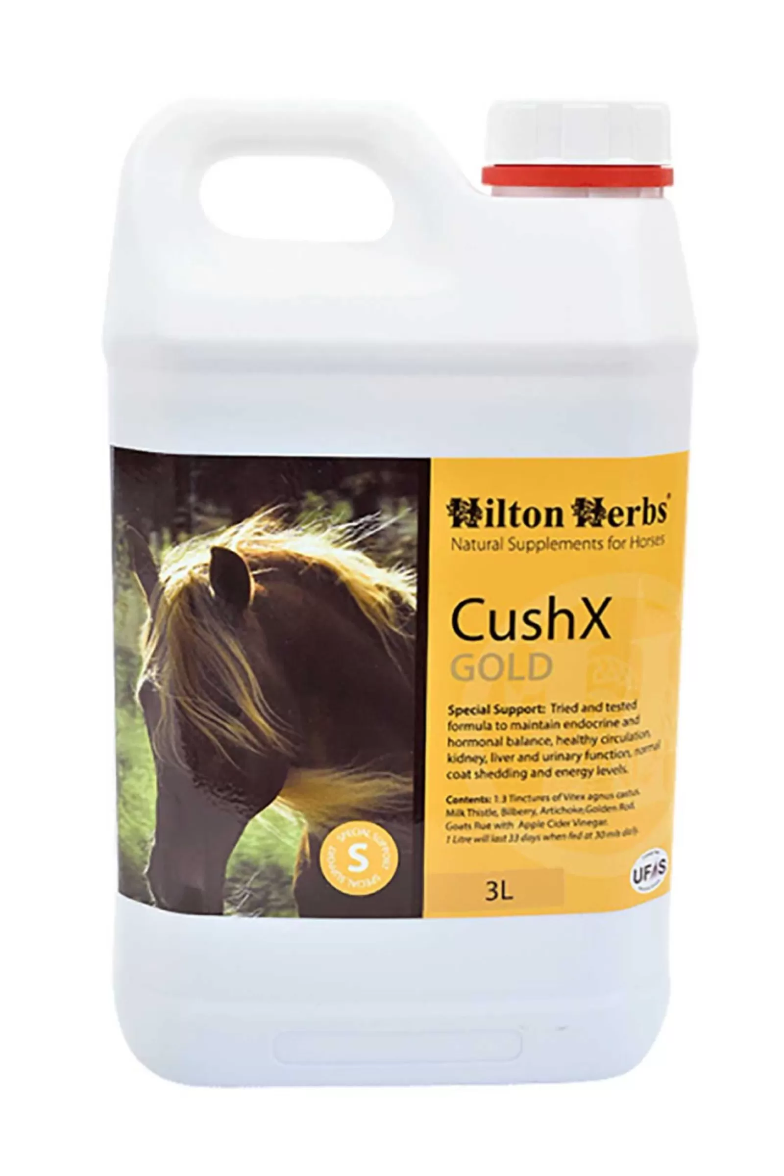 hiltonherbs Hilton Herbs Cush X Gold Supports Endocrine System, 3 L