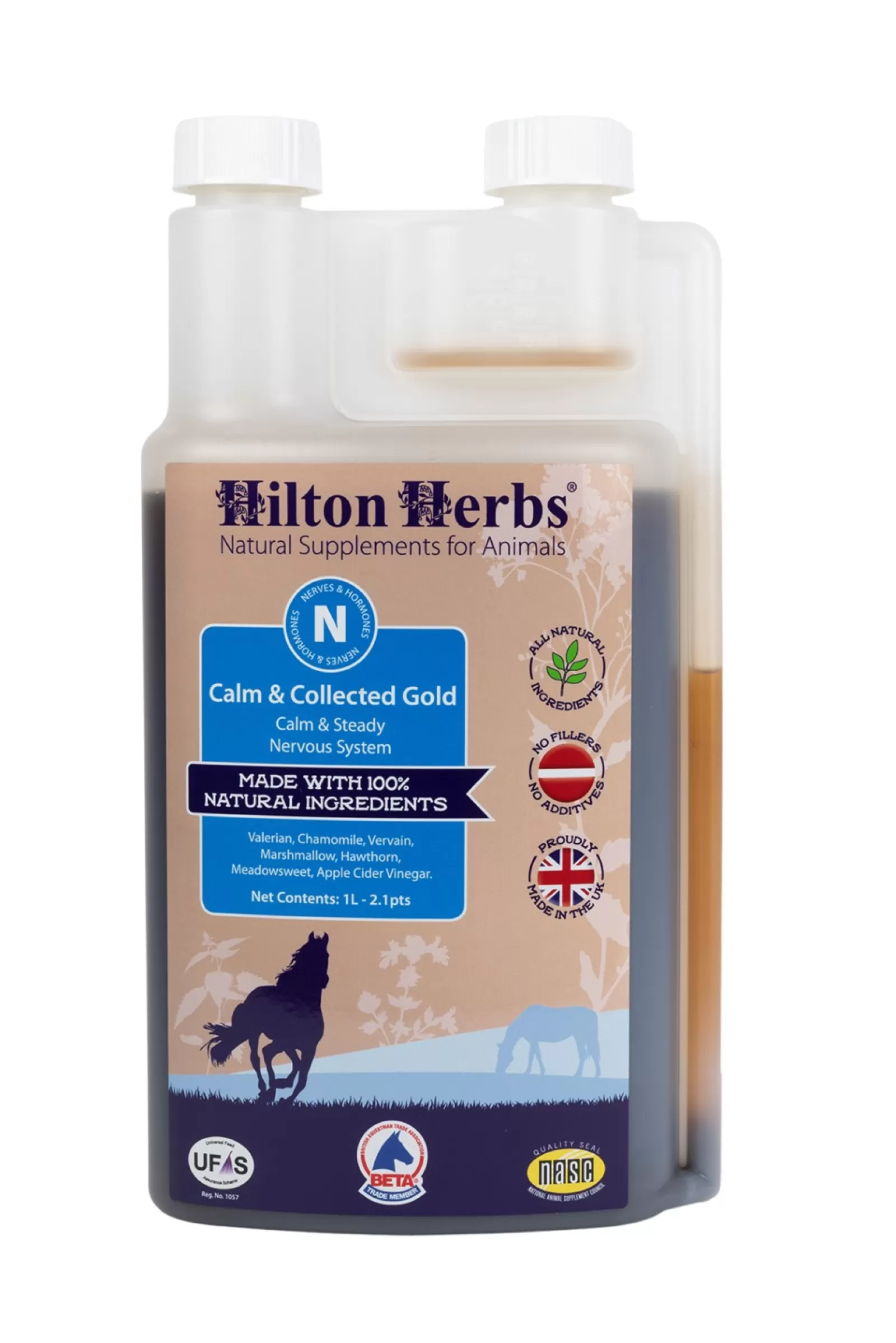 hiltonherbs Calm & Collected – Temperamend 1 Litre