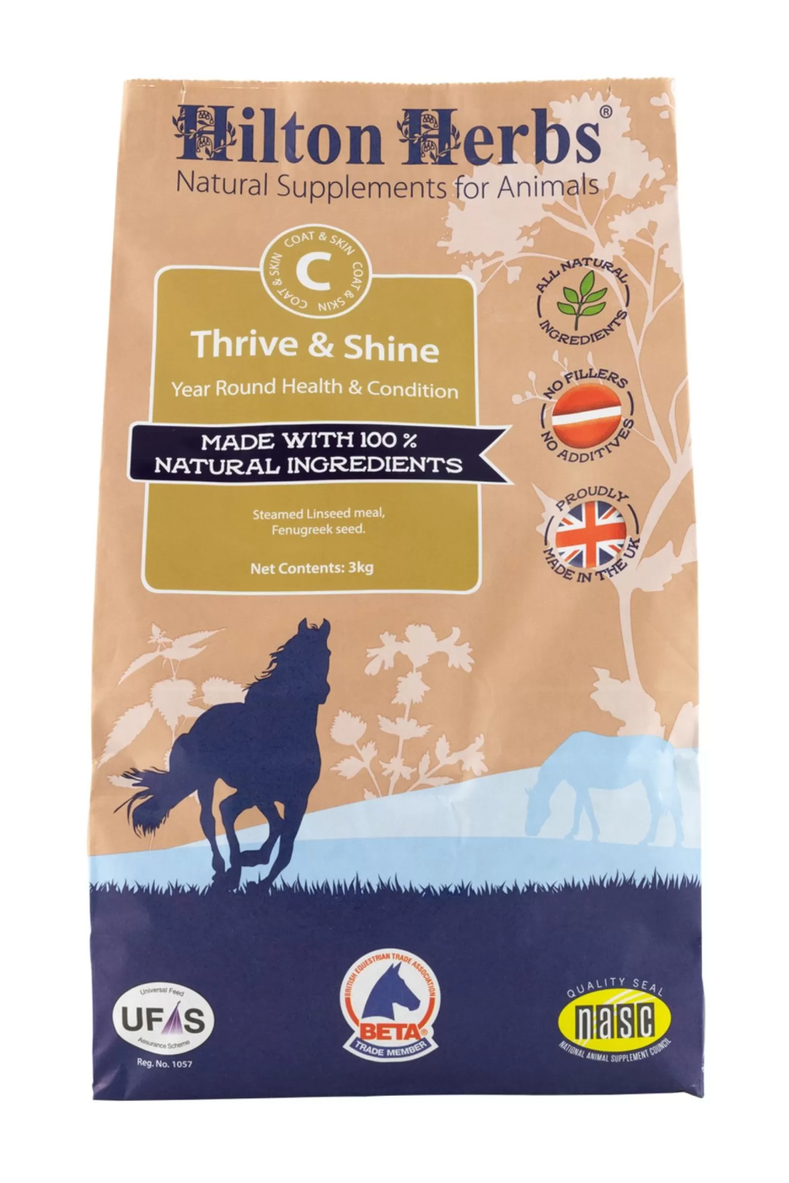 hiltonherbs Thrive & Shine 3Kg Tub