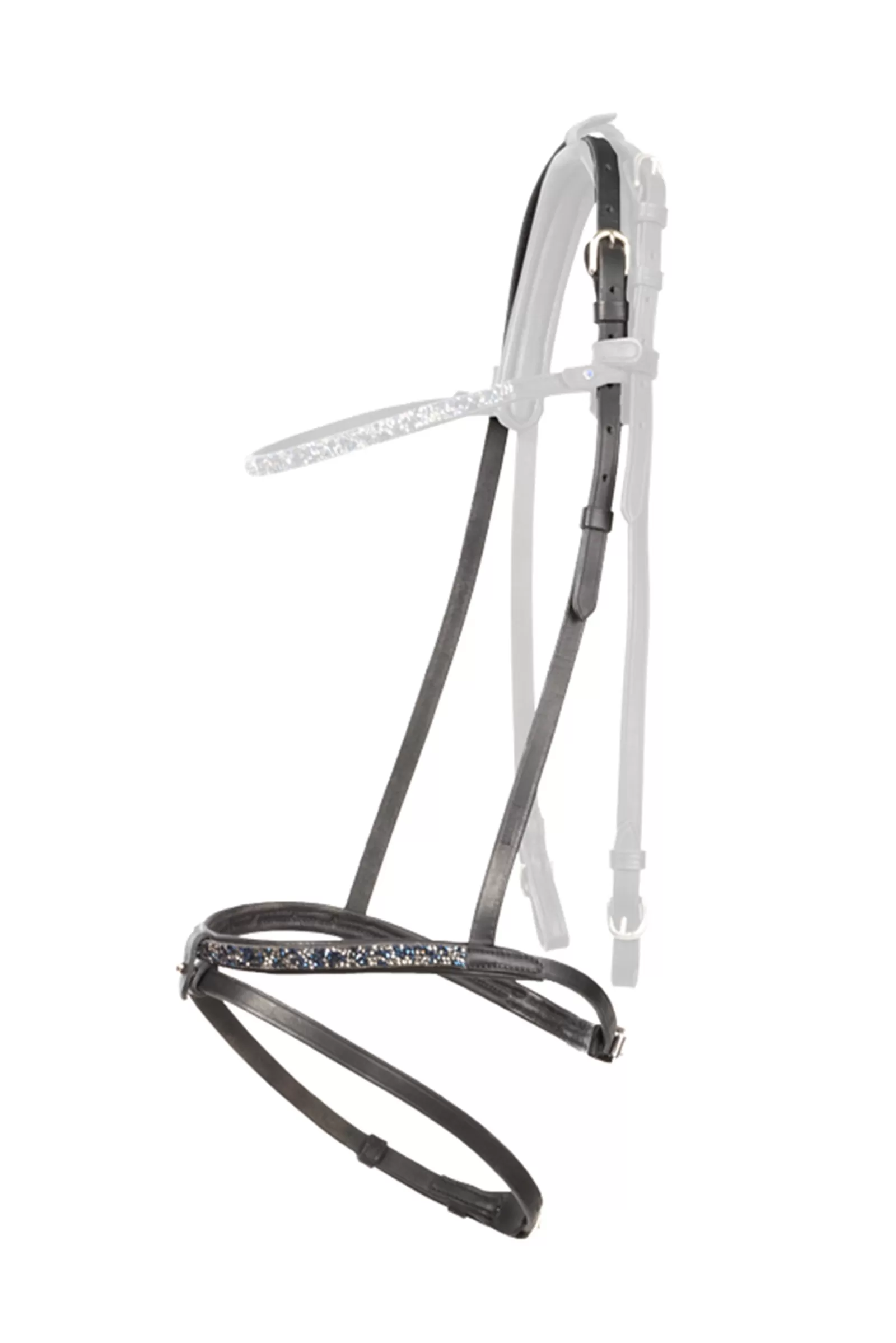 kavalkade Blar Combined Noseband For Kjartan Icelandic Bridle Black Store