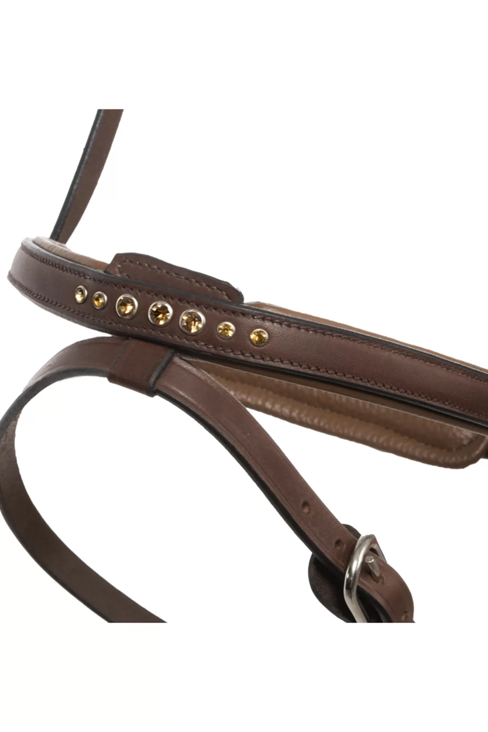 kavalkade Gull English Noseband For Aradis Icelandic Bridle Brown Clearance