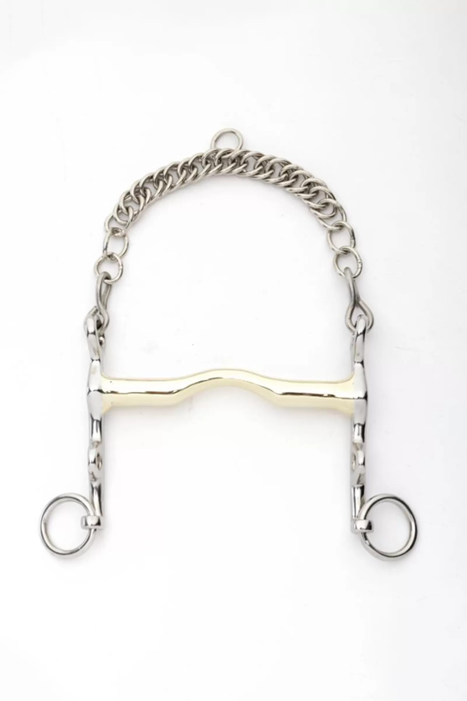 kavalkade Kavalbit Dressage Curb Bit Tongue Port Snaffle Silver Fashion