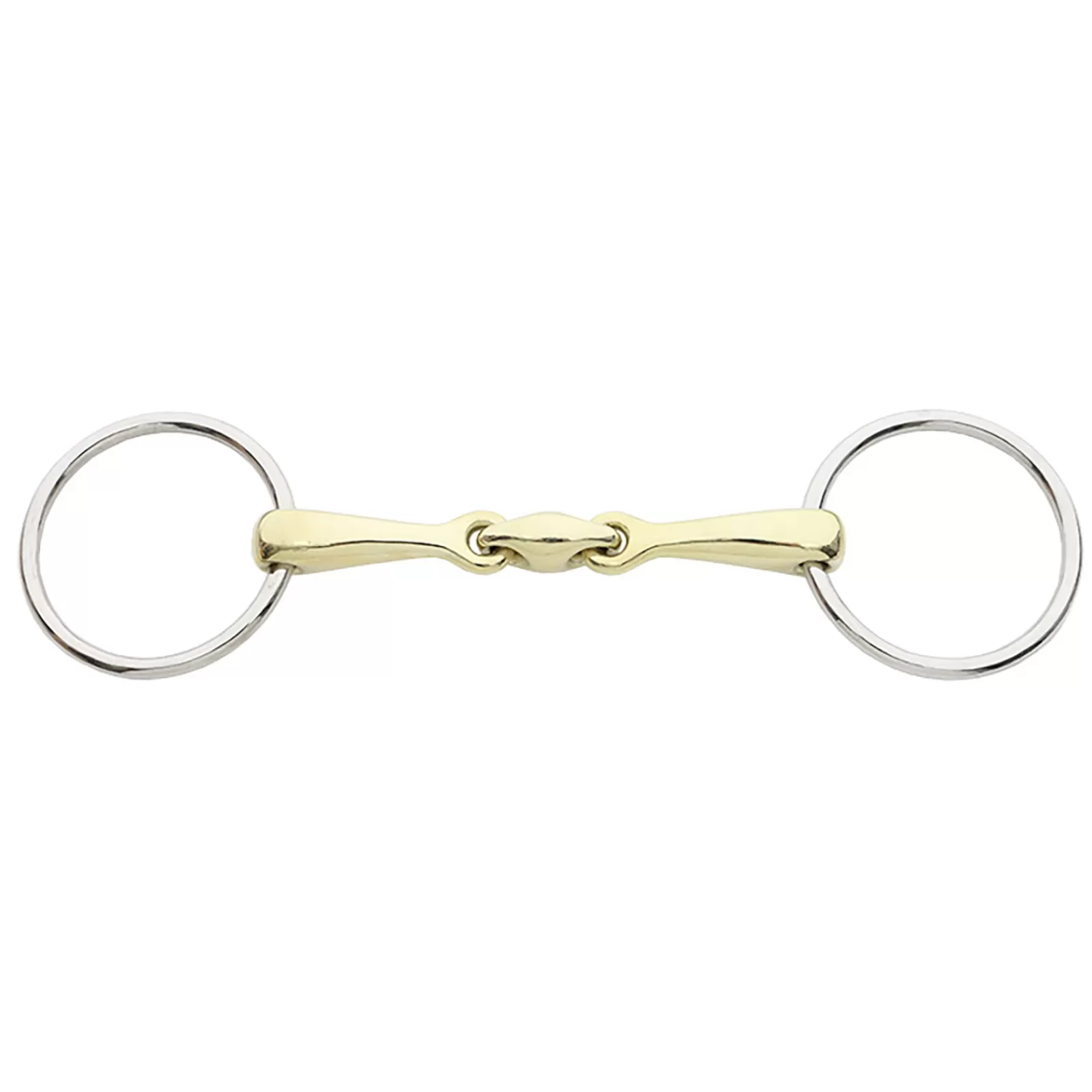 kavalkade Snaffle Bit, Double Jointed Kavalbits, 145Mm Nie Okreslono Hot