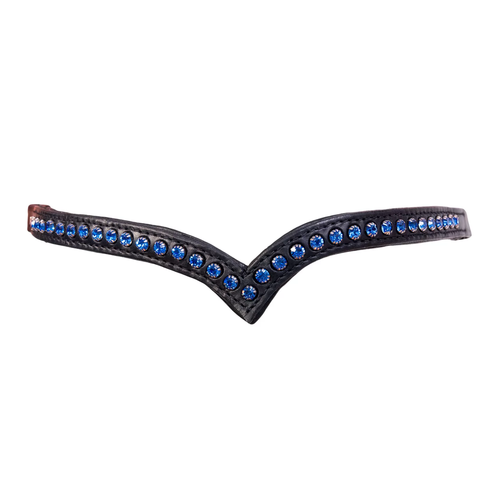 karlslund Krysztaly Browband 1 Rzad Black/Blue Sale