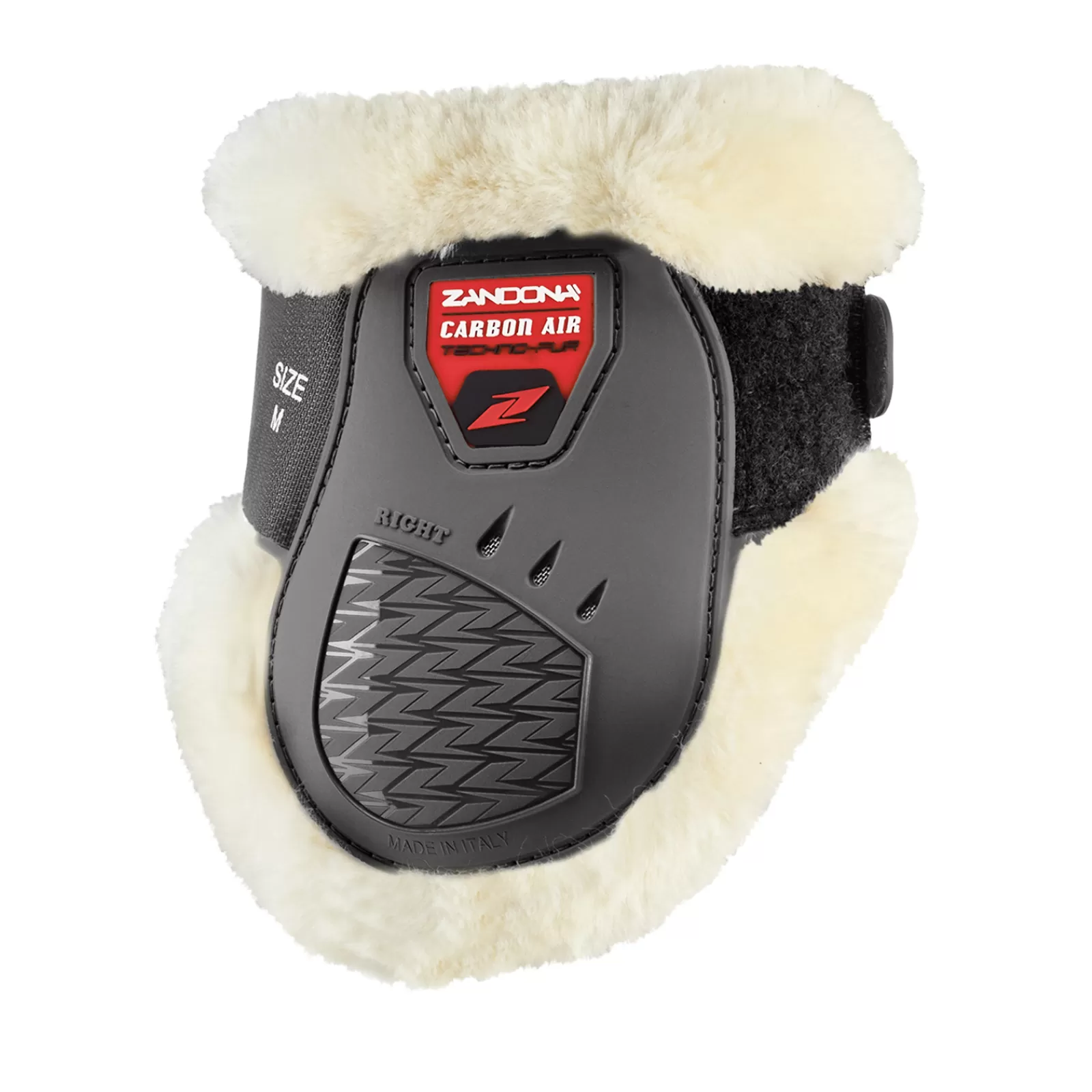 zandona Ochraniacze Tylne Carbon Air Techno-Fur Junior Fetlock Black New