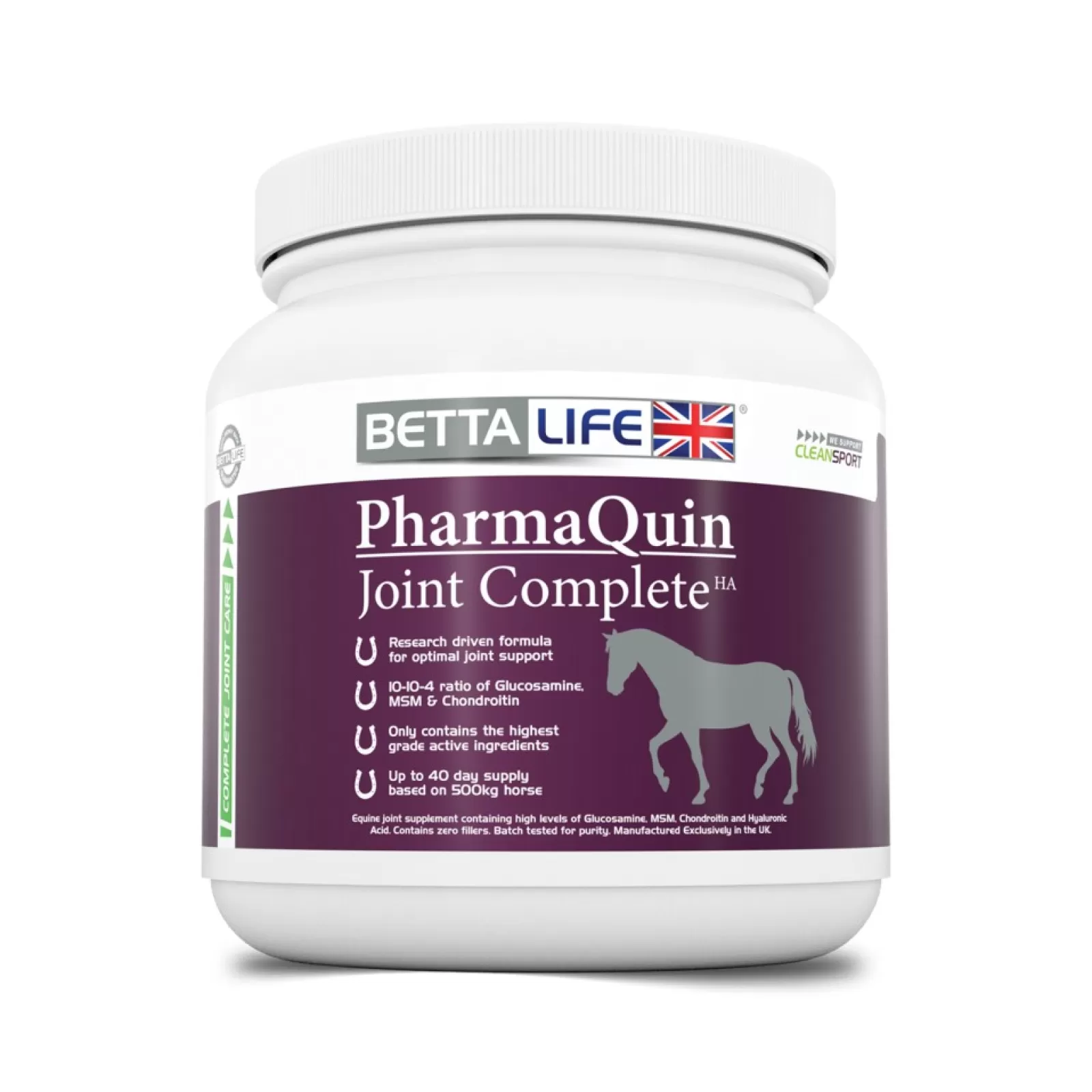 bettalife Pharmaquin Joint Complete Ha Equine Suplement, 400G