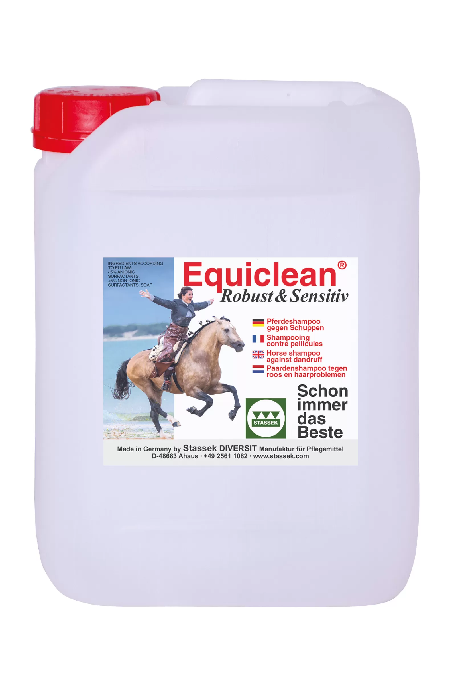 stassek Equiclean Robust Outdoor Szampon, 5 Litrow Orange Peel Sale