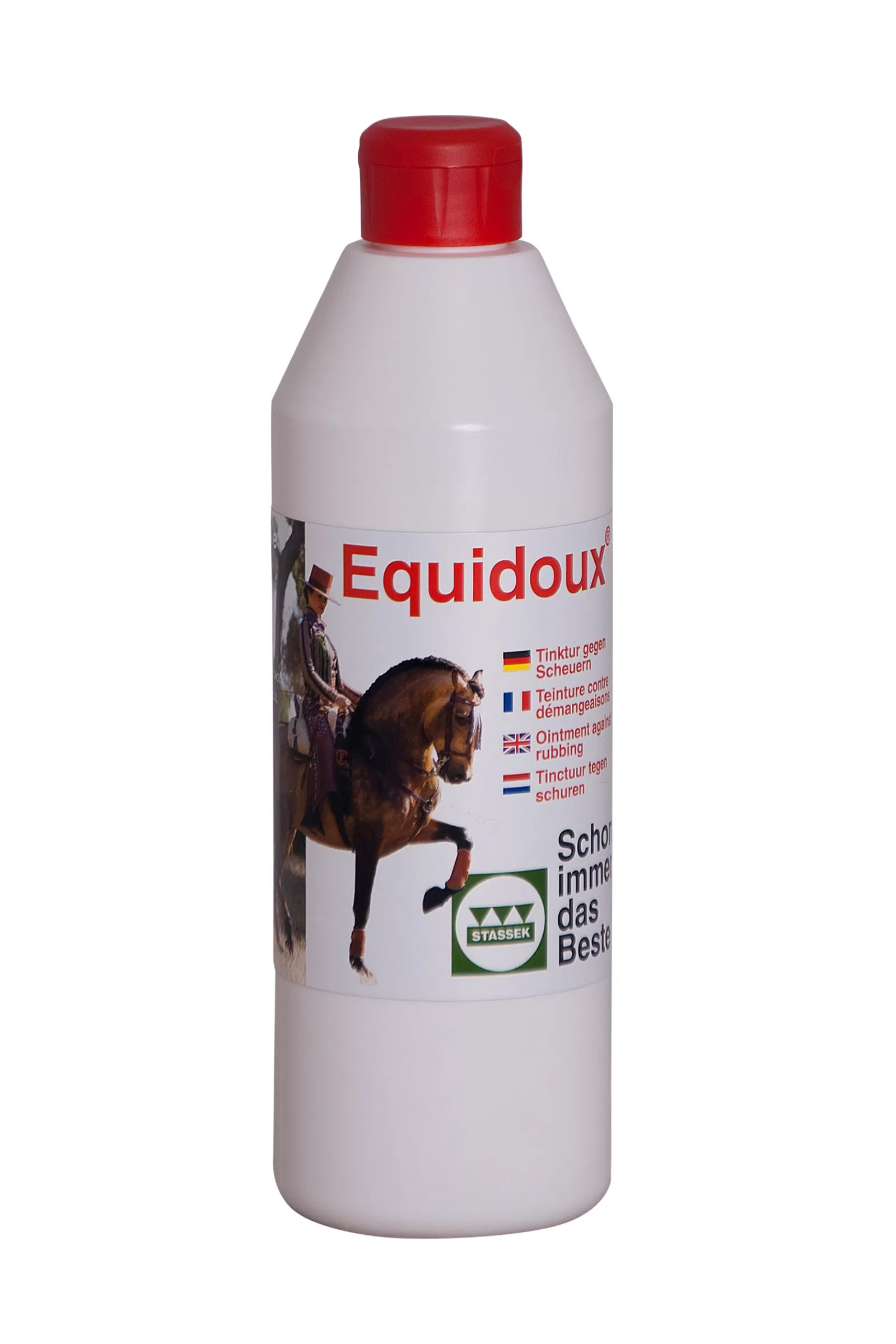 stassek Equidoux Fluid Against Tail Chafing, 500 Ml Yellow/Brown Fashion