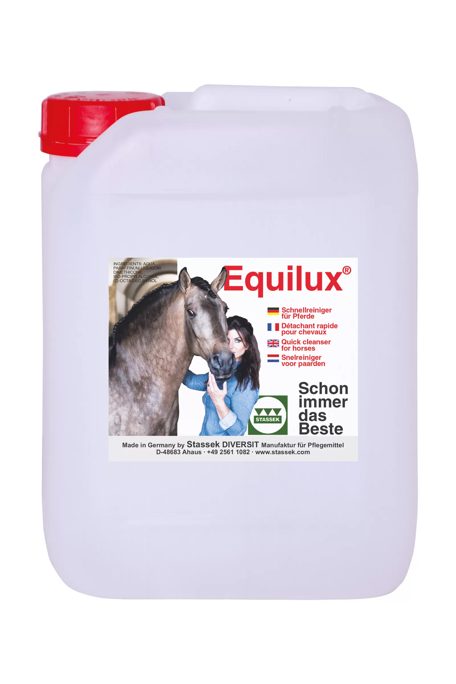 stassek Equilux Quick Cleanser Dla Koni Kanister, 5 Litrow Wh/Ab Best