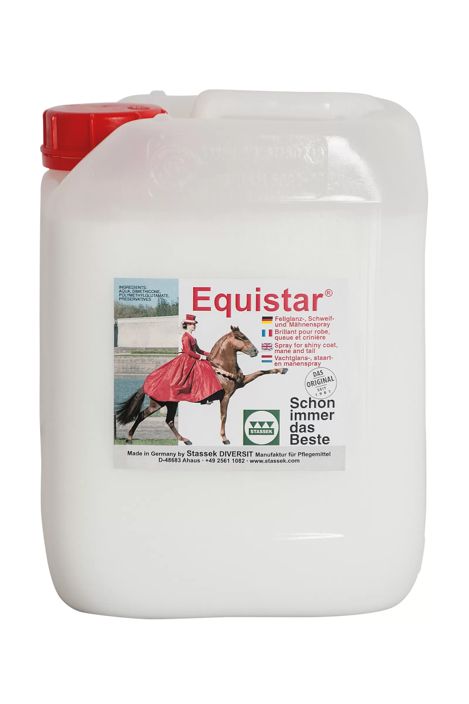 stassek Equistar Mane & Tail Spray, 2 Liters Wh/Ab Fashion