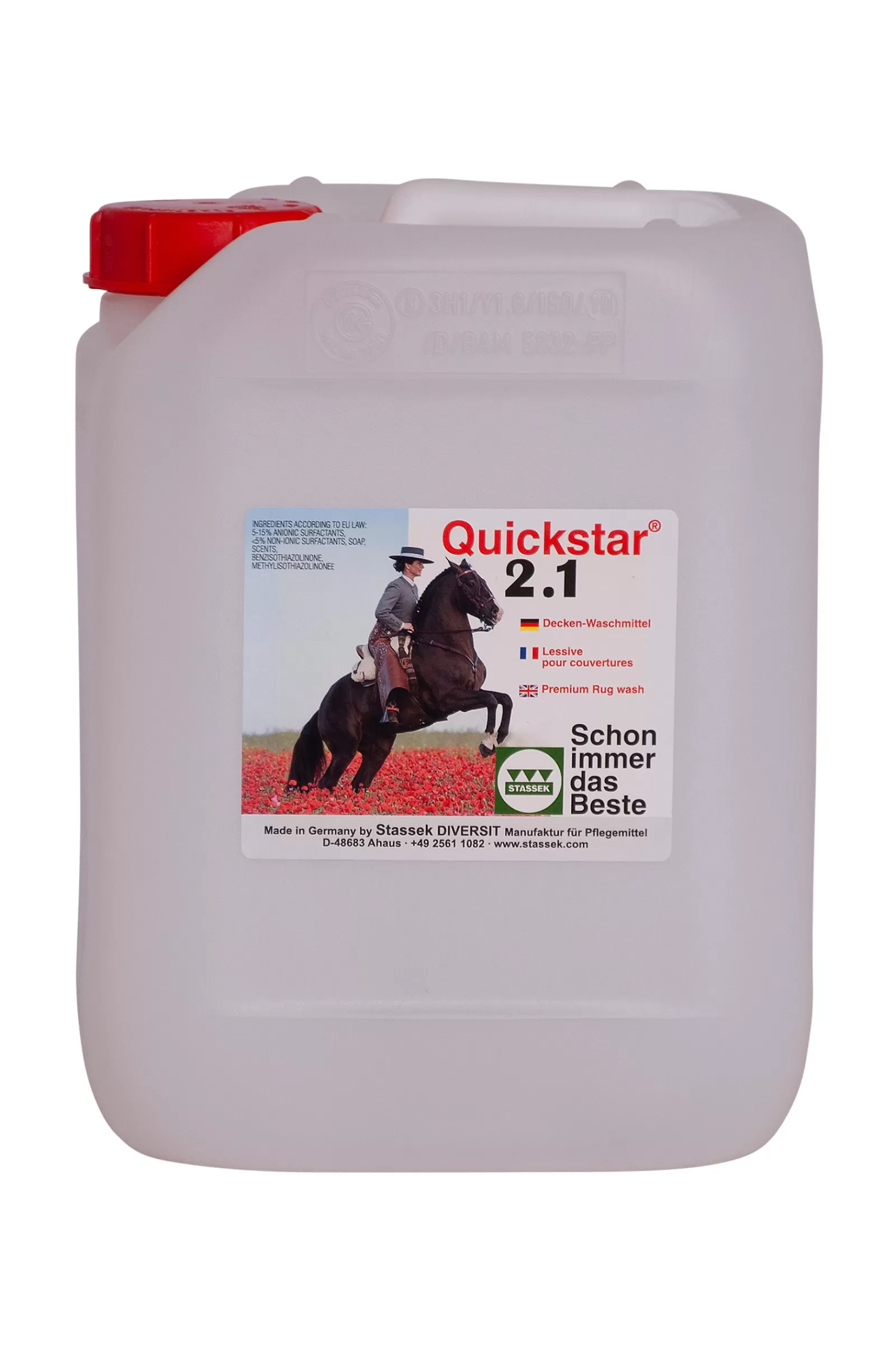 stassek Quickstar 2.1 Premium Detergent Do Dywanikow I Czaprakow, 2 Litry Clear Cheap